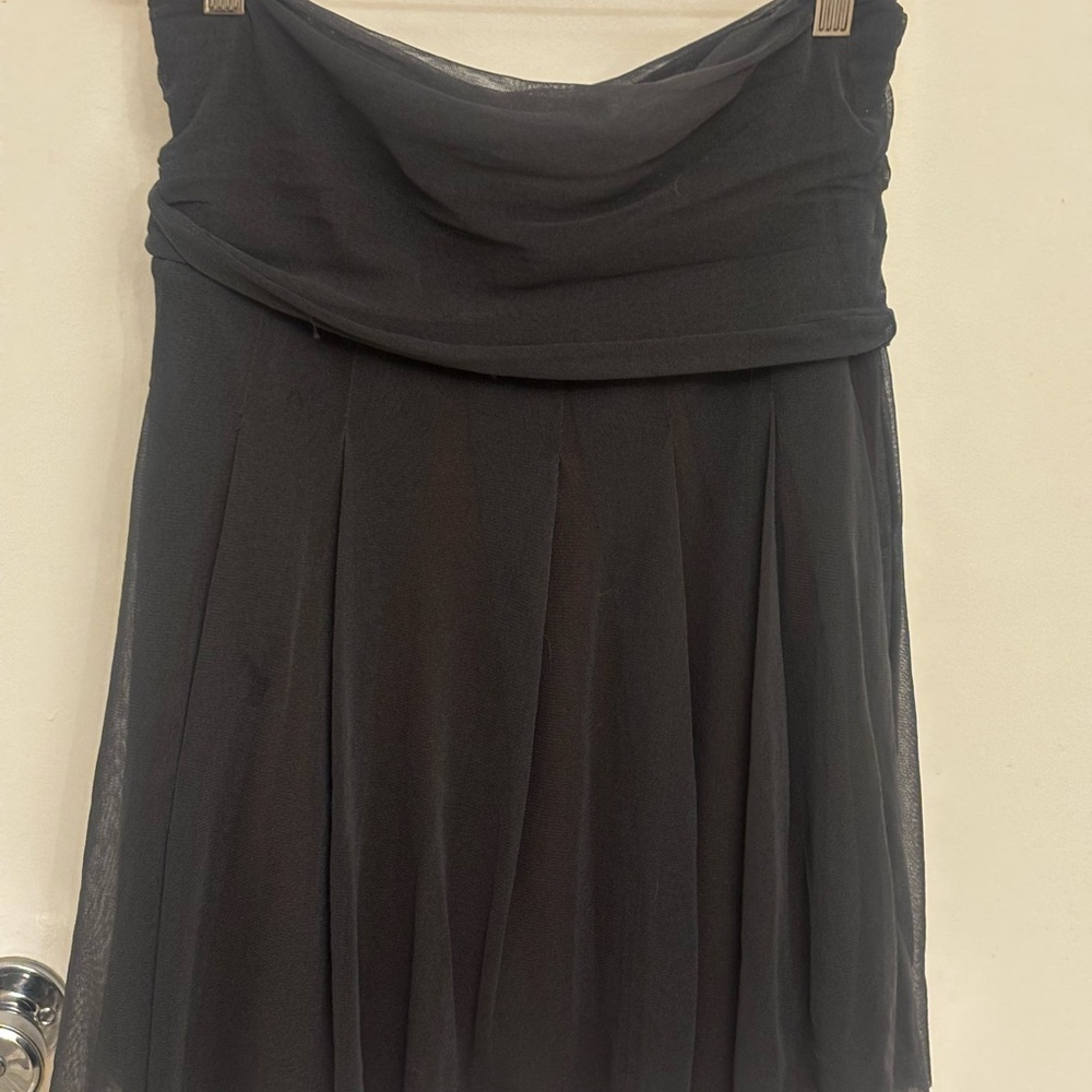Grey strapless Mini Dress S